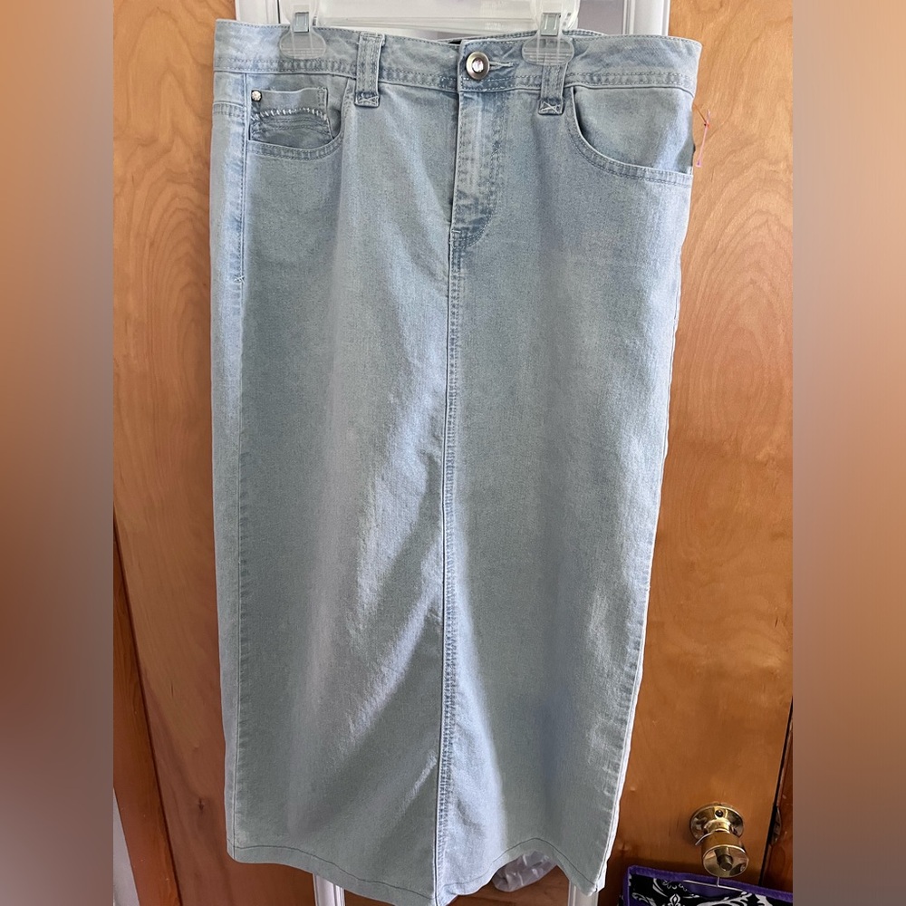 Cato Light Jean Denim Skirt